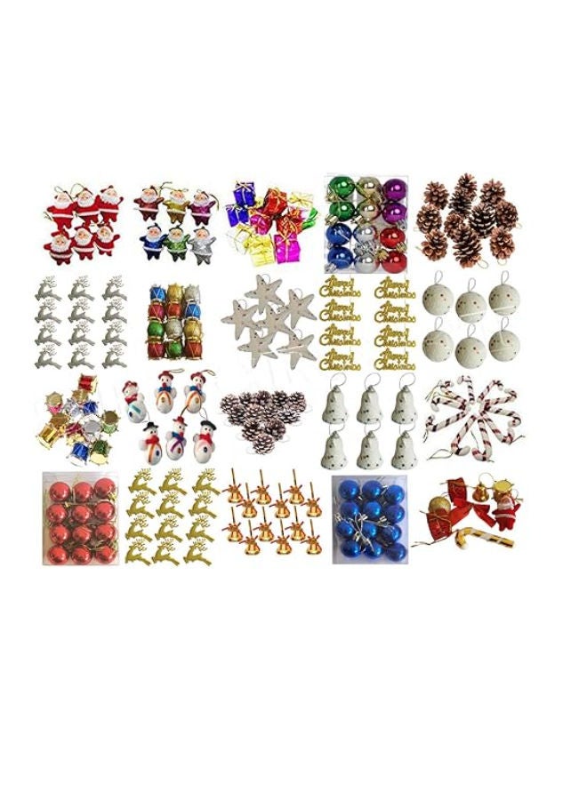 مجموعة زينة شجرة عيد الميلاد - 36 قطعة - s