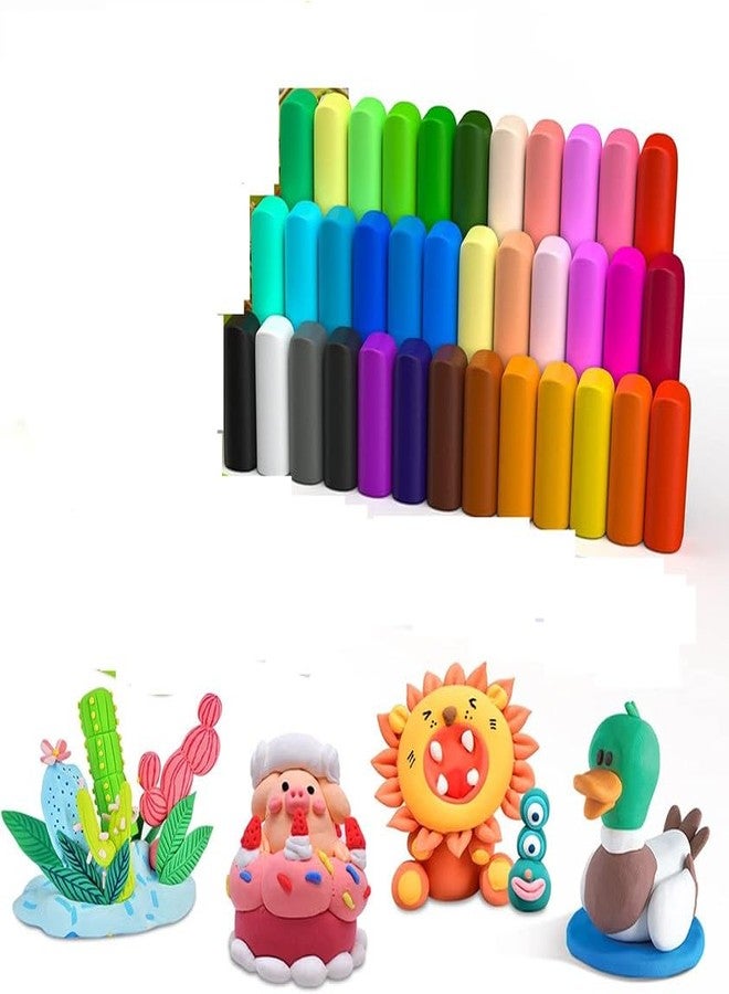 Eclet (Pack of 12) Air Dry Clay, Colorful Children Soft Clay, Creative Art Crafts, Gifts for Kids-Multi Color. Non-Toxic Modeling Magic Fluffy Foam Bouncing Clay Putty Kit for Kids with Tools .139 - Image 1