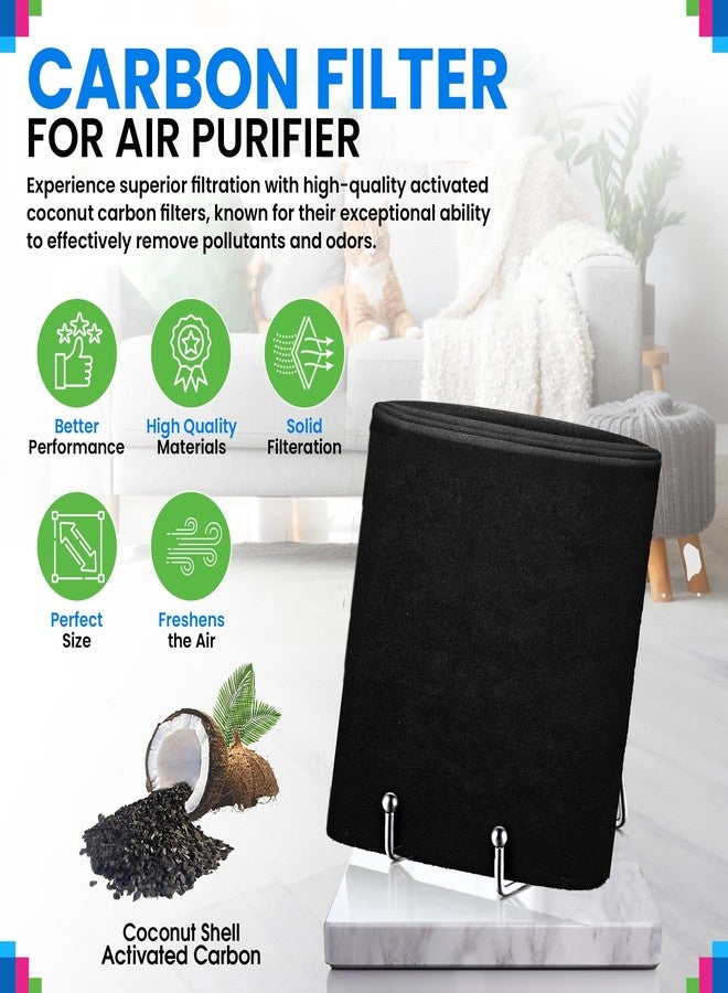 Bagean Carbon Pre Filter A 10" x 48" Compatible with Honeywell 50250-S & Kaz 50250 - Fits Honeywell Air Purifier Filter Replacement - Activated Carbon Prefilter A Filters Odor & Freshen the Air (2-Pk) - Image 2