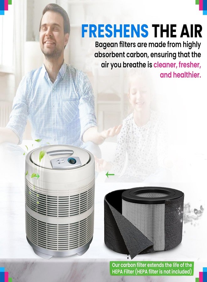 Bagean Carbon Pre Filter A 10" x 48" Compatible with Honeywell 50250-S & Kaz 50250 - Fits Honeywell Air Purifier Filter Replacement - Activated Carbon Prefilter A Filters Odor & Freshen the Air (2-Pk) - Image 5