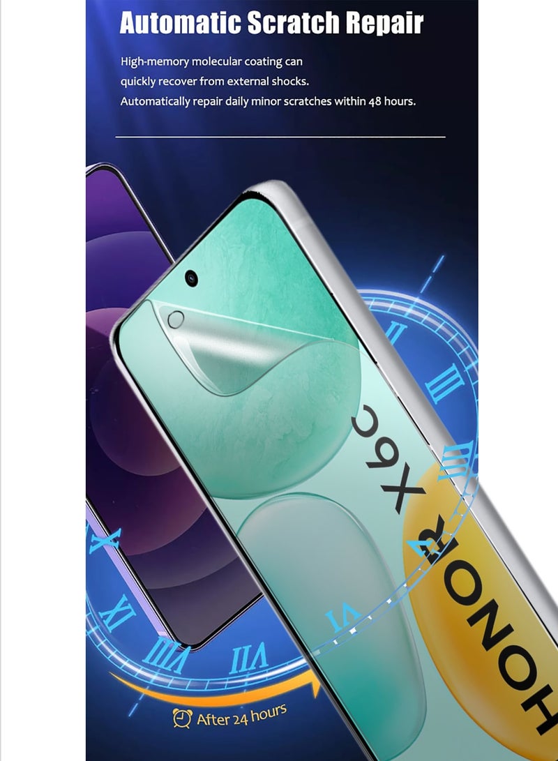 Wtech Honor X6c 4G 2025 Premium Hydrogel Film Thin and Flexible Screen Protector (MSHFMN) - Clear - Image 5