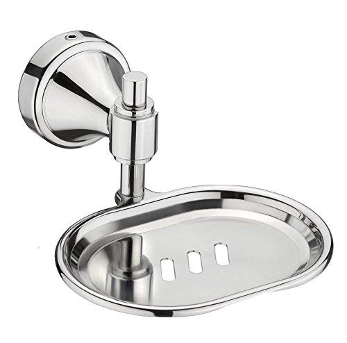 Primax Niko Stainless Steel 304 Grade Soap Holder for Bathroom/Soap Dish/Bathroom Soap Stand/Bathroom Accessories (Chrome) - Image 3