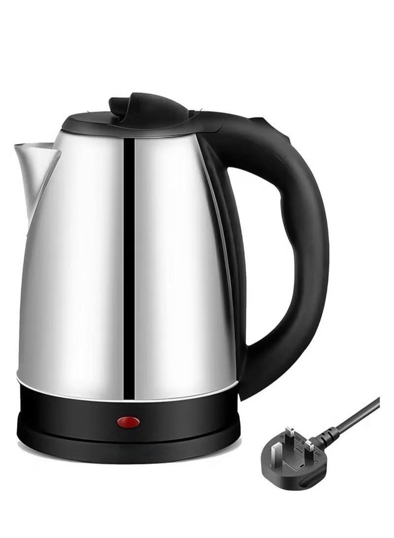 Denx Electric Kettle 1500 Watts 1.8 litres with Auto-Shut Off Stainless Steel Inner Body with Cool-Touch Handle and lid Swivel-Base - Image 1