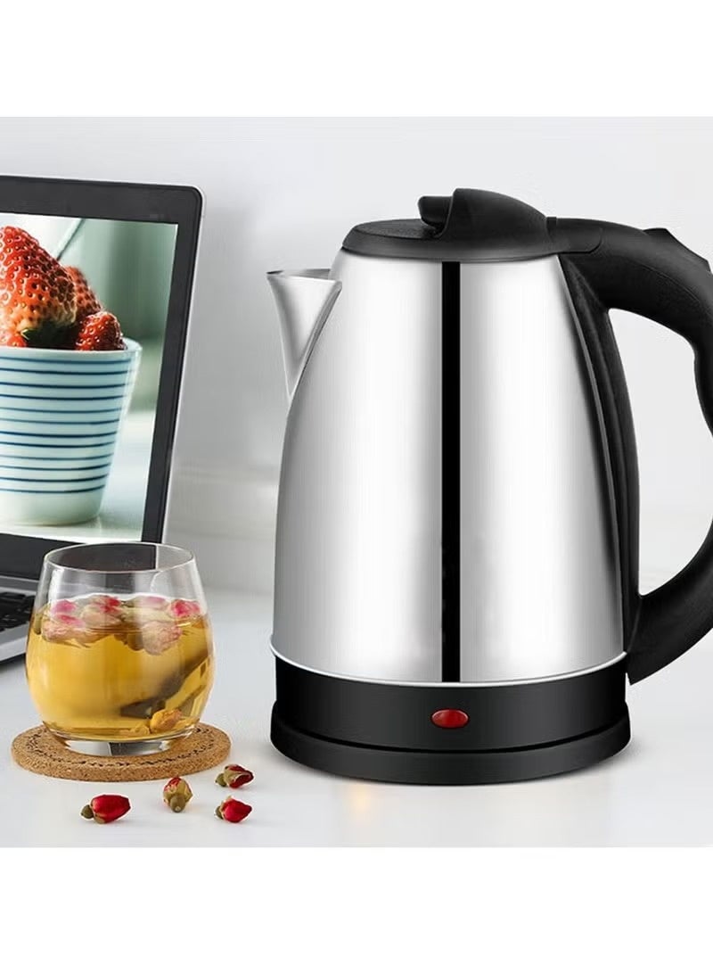 Denx Electric Kettle 1500 Watts 1.8 litres with Auto-Shut Off Stainless Steel Inner Body with Cool-Touch Handle and lid Swivel-Base - Image 2