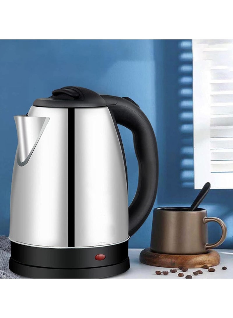 Denx Electric Kettle 1500 Watts 1.8 litres with Auto-Shut Off Stainless Steel Inner Body with Cool-Touch Handle and lid Swivel-Base - Image 5