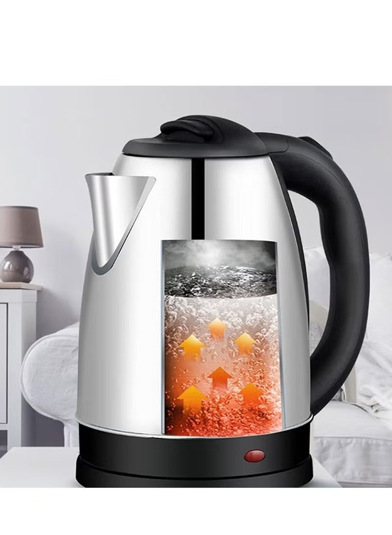 Denx Electric Kettle 1500 Watts 1.8 litres with Auto-Shut Off Stainless Steel Inner Body with Cool-Touch Handle and lid Swivel-Base - Image 4
