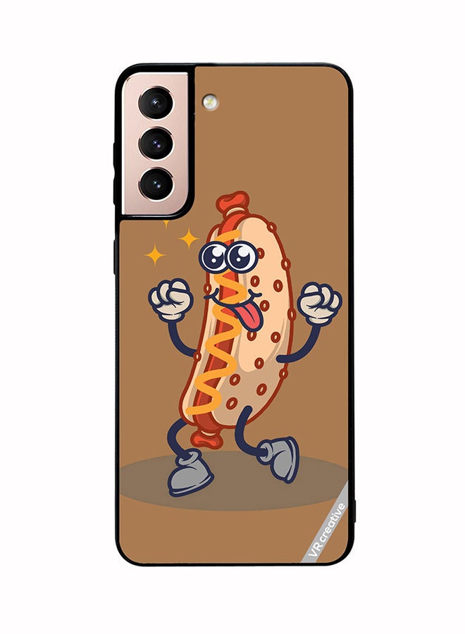 VR CREATIVE Protective Case Cover For Samsung Galaxy S21 5G Teary Eyes Design Multicolour - Image 1