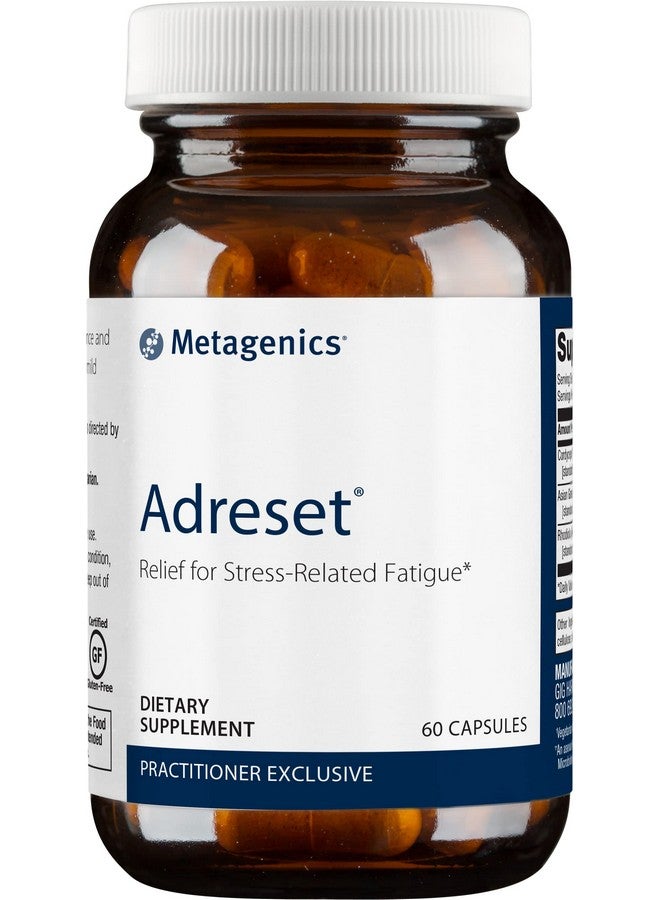 Metagenics Adreset Supplement With Cordyceps Adaptogens And Ginseng To Help Relieve Stress Related Fatigue 30 Servings - Image 1