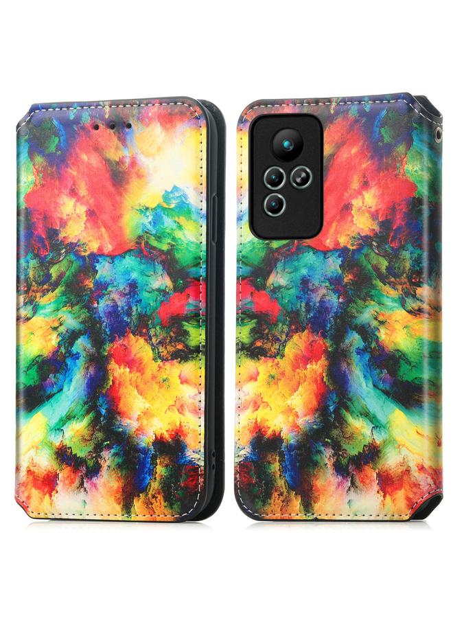 زبون جراب لهاتف Infinix Note 11 CaseNeo جراب هاتف جلدي مغناطيسي ملون - Image 2