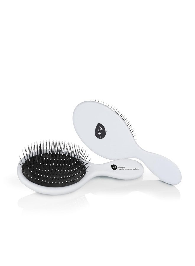 Number 4 Detangling Brush - Anti-Breakage Hairbrush for Wet or Dry Hair, All Hair Types, Minimizes Pain & Protects Against Split Ends - Image 1