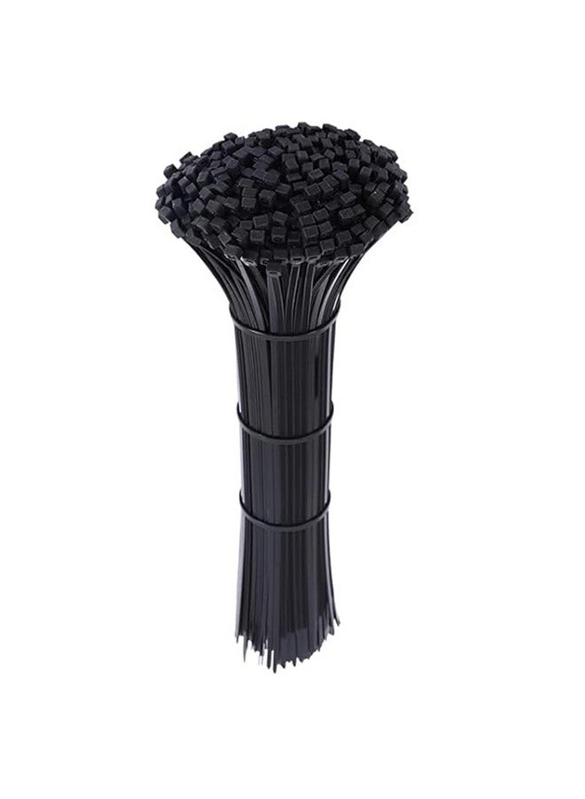 Hian Black Nylon Cable Tie Combo Pack - Assorted Sizes and Lengths Wire Ties Multipack for Cable Management, Organization, and Fastening - Industrial Grade Black Zip Tie Set. - Image 4