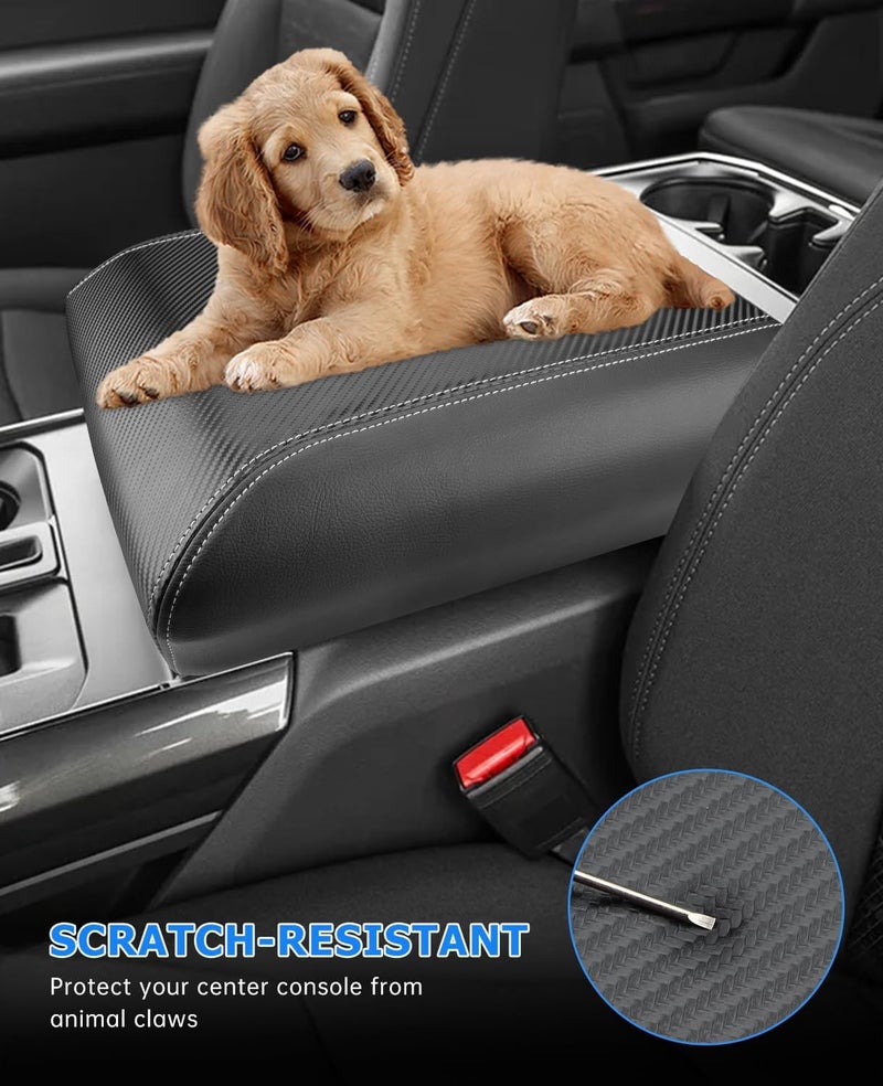 INTGET Car Center Console Armrest Cover for Ford F150 - Image 5