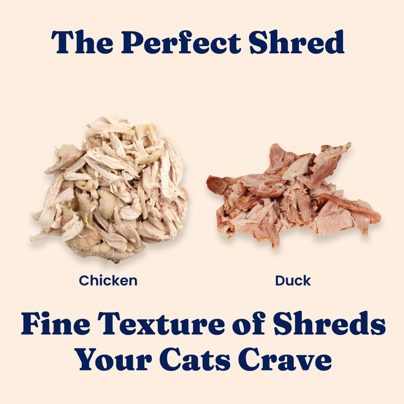Solid Gold Wet Cat Food Shreds in Gravy - Healthy Canned Cat Food Made w/Real Chicken & Duck Shreds, Vitamins & Minerals - Grain Free & Gluten Free Canned Meals for Cats & Kittens - 24ct/3oz Can - Image 3