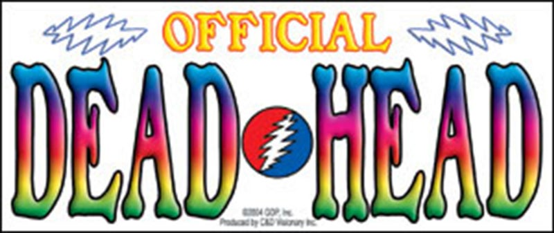 C&D Visionary Licenses Products Grateful Dead Deadhead Sticker - Image 1