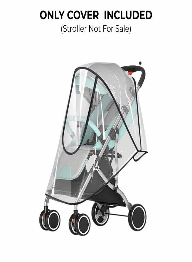 hito Stroller Rain Cover Wind Rainproof Dustproof Ventilation EVA Material - Image 2