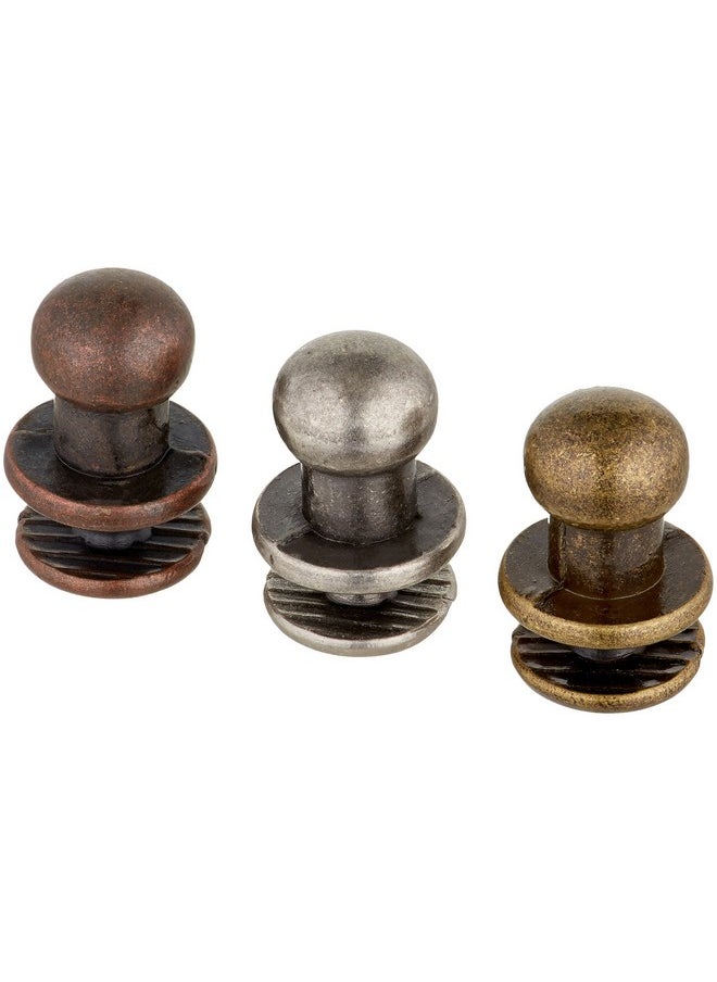 Tim Holtz Idea-ology Advantus Corporation 12 Fasteners Assorted Antique Finishes Th92731  - Image 1