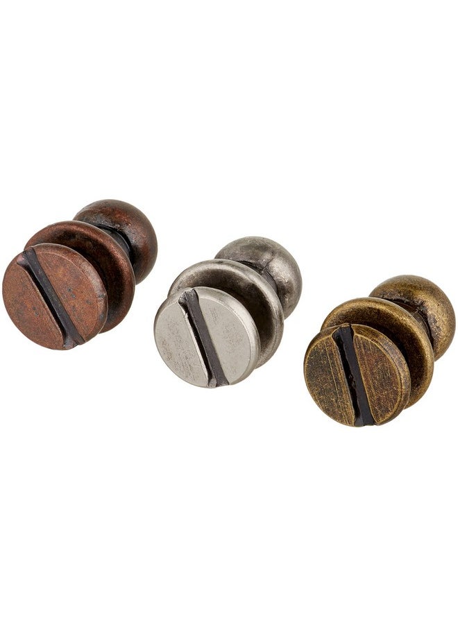 Tim Holtz Idea-ology Advantus Corporation 12 Fasteners Assorted Antique Finishes Th92731  - Image 2