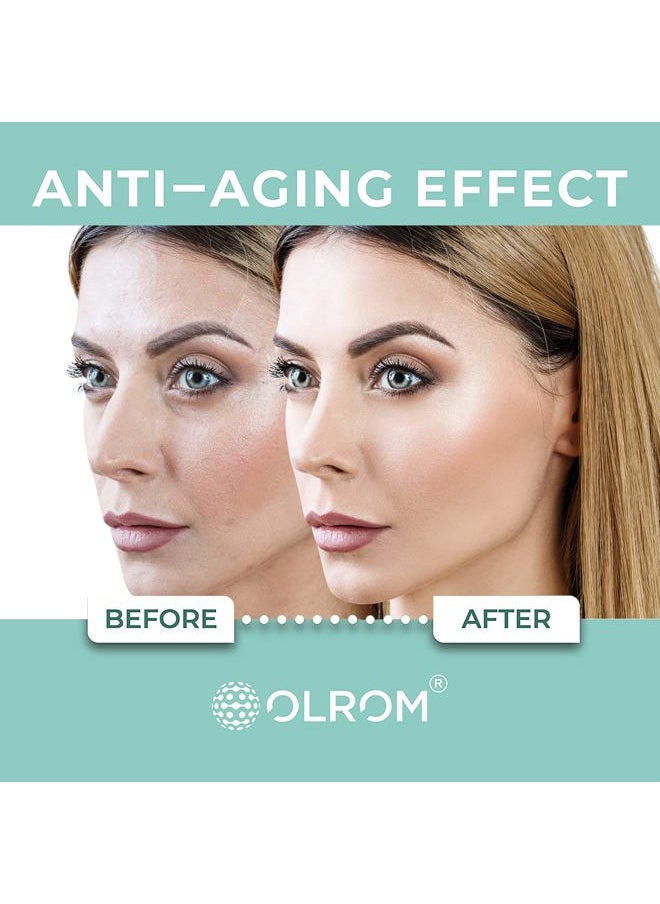 OLROM - Korean Skin Care Depuffing Eye Patches: 60-Pack of Hydrating Under Eye Masks with Collagen & Snail Secretion for Dark Circles & Under Eye Puffiness - Image 1