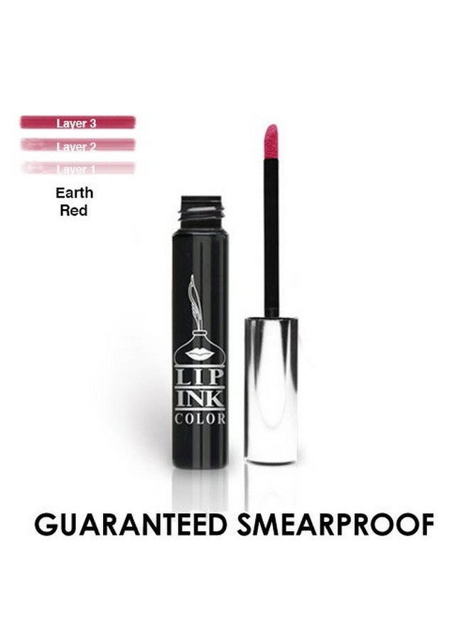 Lip Ink Earth Red Liquid Lipstick 100% Smearproof Long Lasting Waterproof Vegan Wax Free Organic Kosher Natural Botanical 247 Confidence Cosmetics Usa Self Manufactured Factory Direct Since 1995 - Image 2