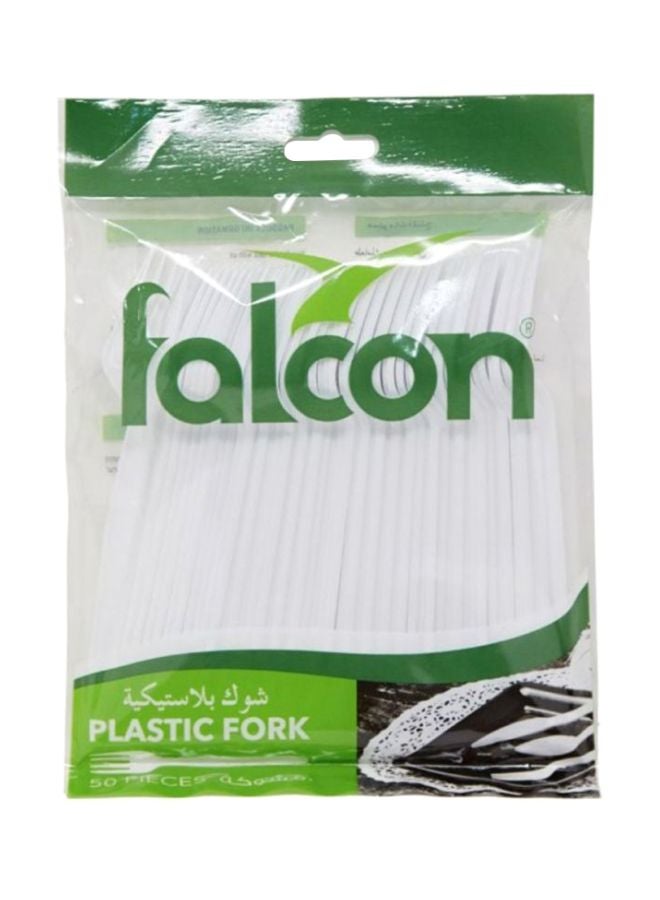 Falcon 50-Piece Disposable Fork Set - Image 1