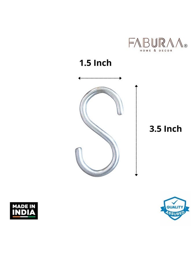 Faburaa Faburaa Hanging Metal Accessories Set for Hammock Swings Chairs, Porch Swings Used for Boxing Bag, Hang Any Article etc. (Silver, 1 Spring, 1 Rod, 2 S Hook)  - Image 4