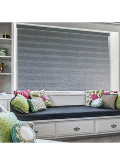Zebra Blinds ZEBRA BLINDS Polyester Curtain for Windows Or Outdoor Décor, Grey, W60 X H150 CM  - Image 3