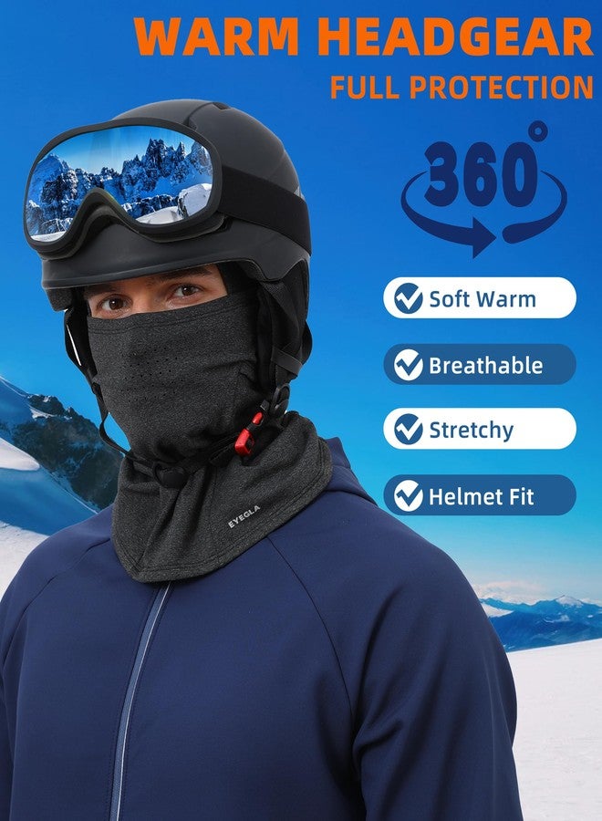 Eyegla 2 Pack Winter Balaclava Ski Mask for Men Women Thermal Face Mask Breathable Face Cover for Cold Weather Motorcycle Snowboard - Image 2