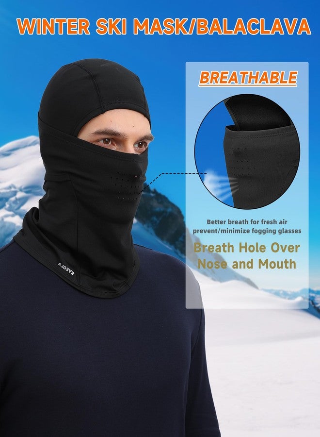 Eyegla 2 Pack Winter Balaclava Ski Mask for Men Women Thermal Face Mask Breathable Face Cover for Cold Weather Motorcycle Snowboard - Image 5