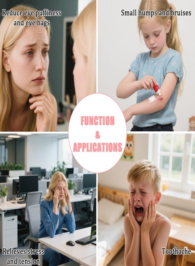 Coldcool Cooling Eye Mask - Gel Ice Pack Reusable Cooling Eye Pads and Under Patches,Eye Hot Cold Treatment for Redness,Pain Relief Relax. - Image 4