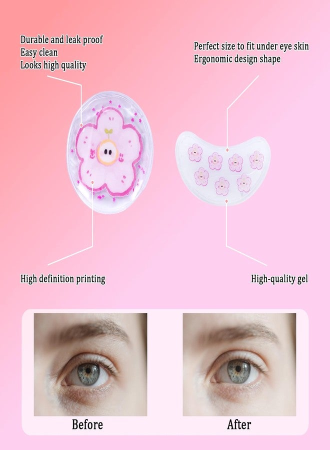 Coldcool Cooling Eye Mask - Gel Ice Pack Reusable Cooling Eye Pads and Under Patches,Eye Hot Cold Treatment for Redness,Pain Relief Relax. - Image 3