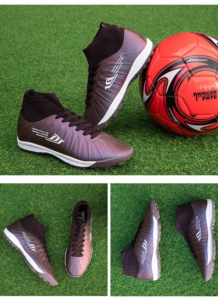 SKT Shiketro Men's football shoes, suitable for outdoor and indoor professional teenage boy football shoes, men's and women's universal football shoes.  - Image 2