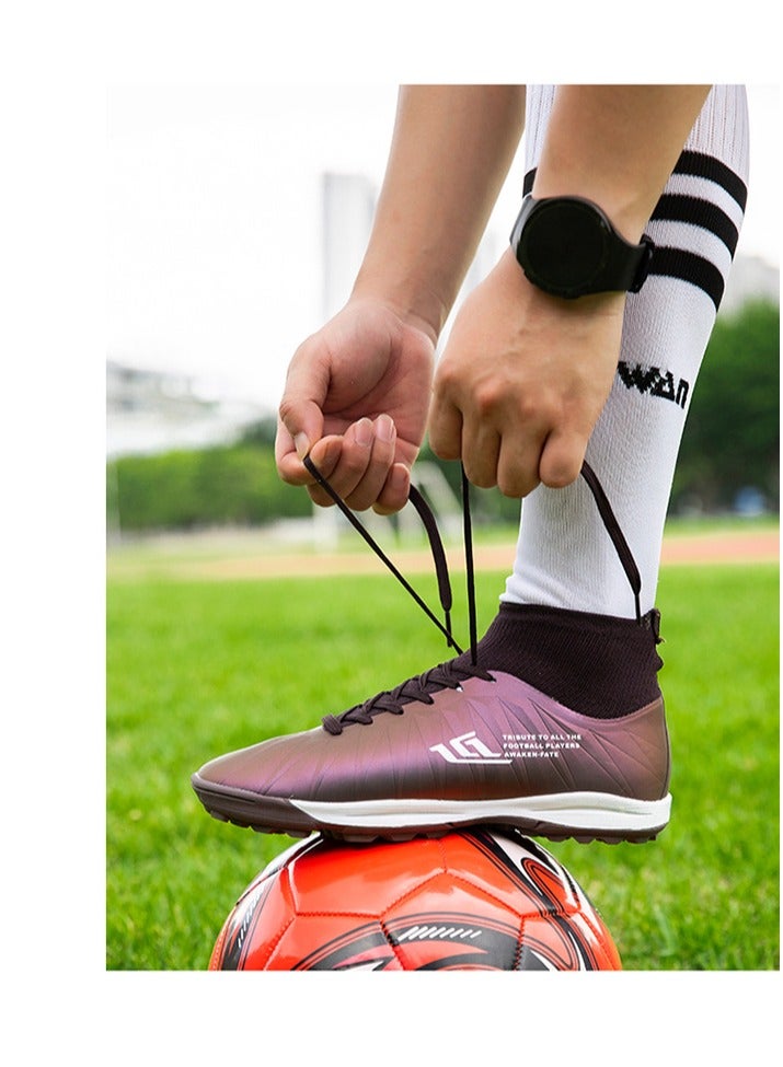 SKT Shiketro Men's football shoes, suitable for outdoor and indoor professional teenage boy football shoes, men's and women's universal football shoes.  - Image 3