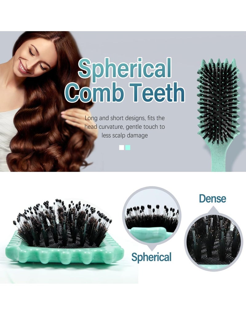 BIGTHREE Curly Hair Brush, Bounce Defining Curl Brush, with Prongs, Reduce Hair Pulling And Curl Separation, Detangling, Shaping and Defining Curls, Hair Styling Tools for Women and Men - Image 2