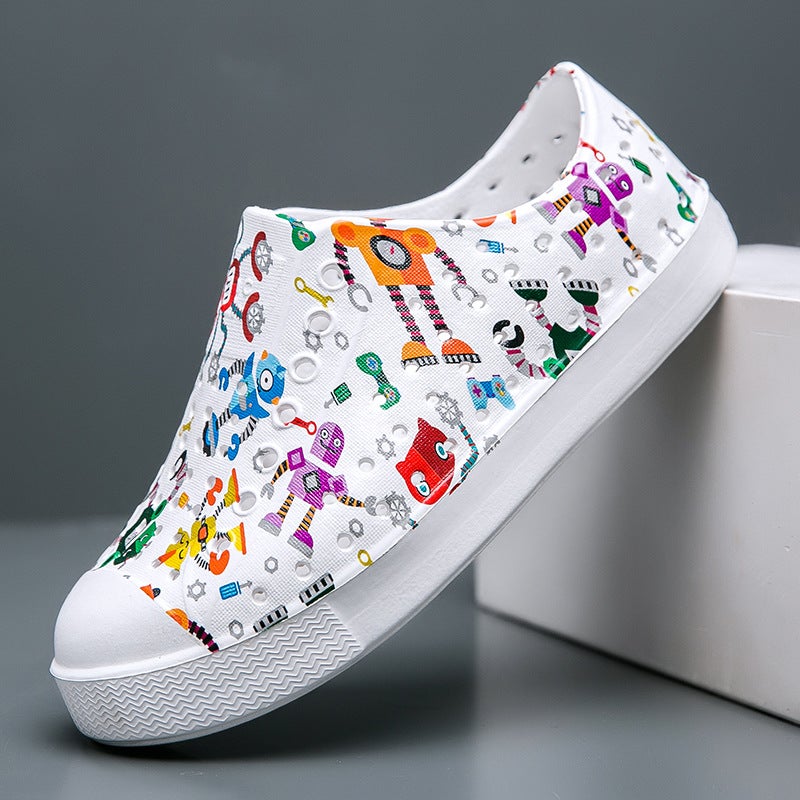 Luchi Hole Shoes Summer Children'S Men'S And Women'S Breathable Casual Cartoon Soft Bottom Outdoor Water Play Hollow Sandals New - Image 5