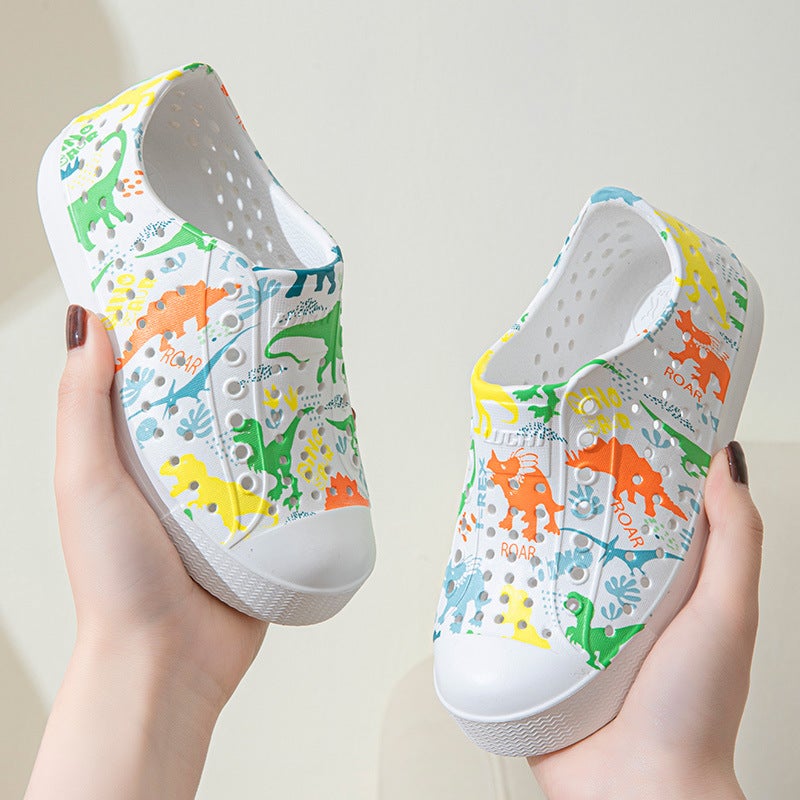 Luchi Hole Shoes Summer Children'S Men'S And Women'S Breathable Casual Cartoon Soft Bottom Outdoor Water Play Hollow Sandals New - Image 4
