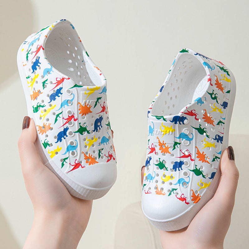 Luchi Hole Shoes Summer Children'S Men'S And Women'S Breathable Casual Cartoon Soft Bottom Outdoor Water Play Hollow Sandals New - Image 3