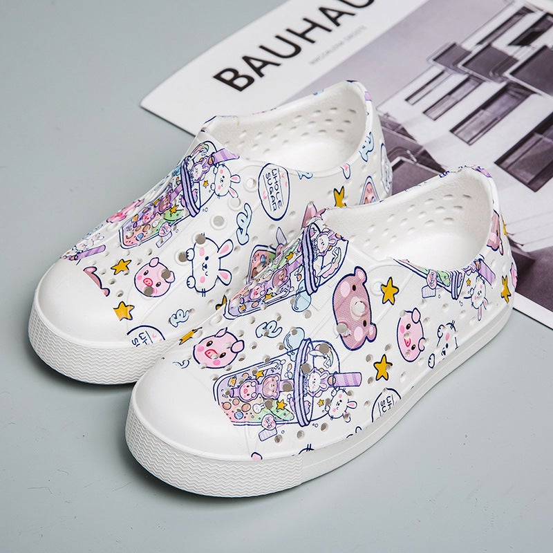 Luchi Hole Shoes Summer Children'S Men'S And Women'S Breathable Casual Cartoon Soft Bottom Outdoor Water Play Hollow Sandals New - Image 2
