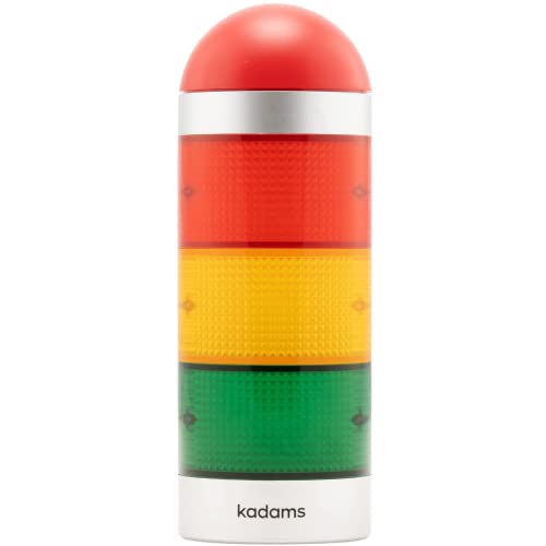 KADAMS Visual Timer for Kids with Audio Pre-Alarm - Traffic Light Alarm for Kids Toddler Teachers Classroom Home Time Management Tool 24hr Countdown Pause Memory Function, Silver - Image 1