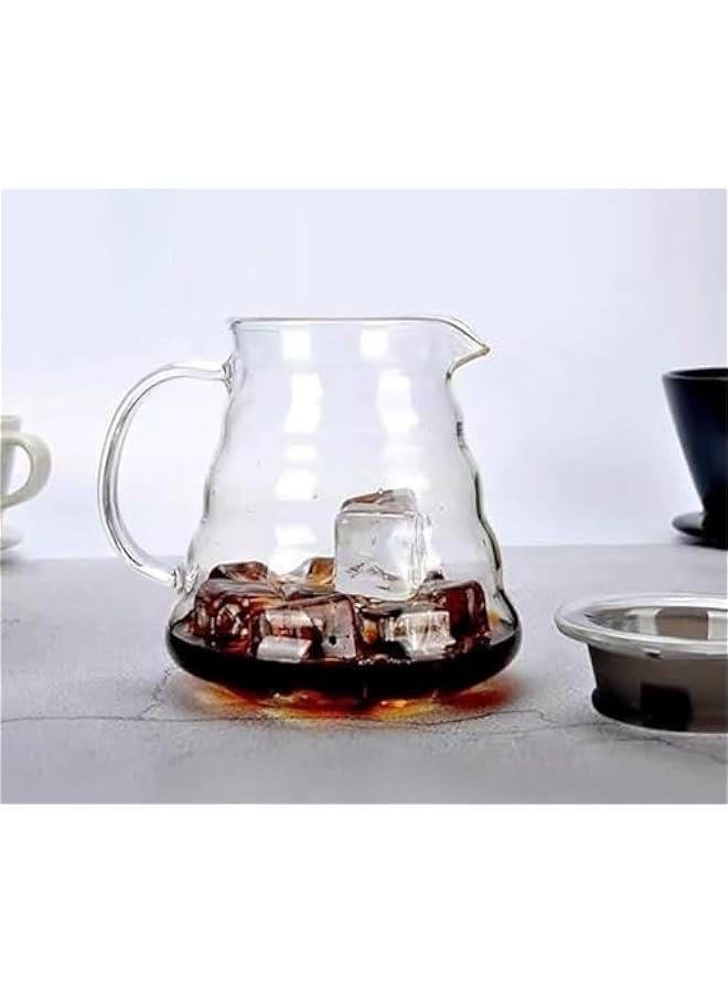 HOOKOR Glass Coffee Server for Drip Coffee Maker, Standard Glass Coffee Carafe, Coffee Pot with Lid, Clear Coffee Pot, 600ml,Gift Present (800ml) - Image 4