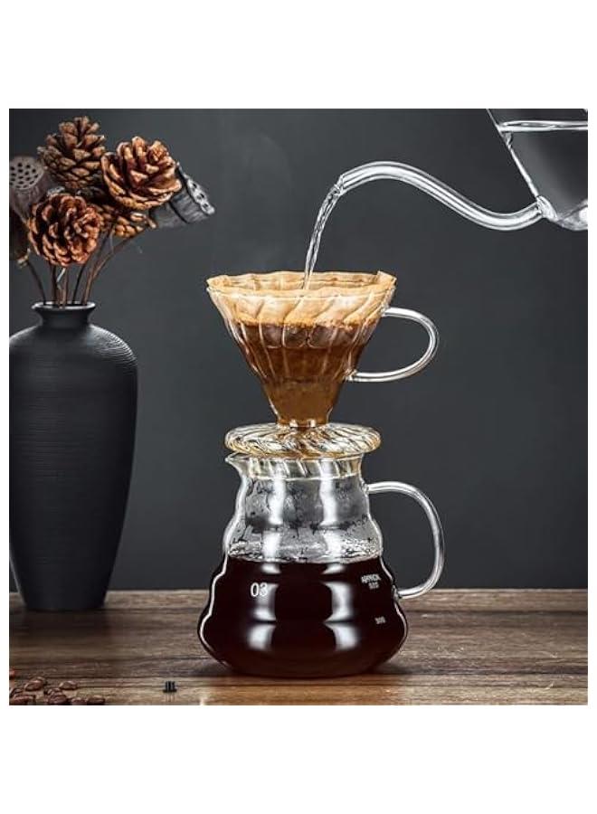 HOOKOR Glass Coffee Server for Drip Coffee Maker, Standard Glass Coffee Carafe, Coffee Pot with Lid, Clear Coffee Pot, 600ml,Gift Present (800ml) - Image 5