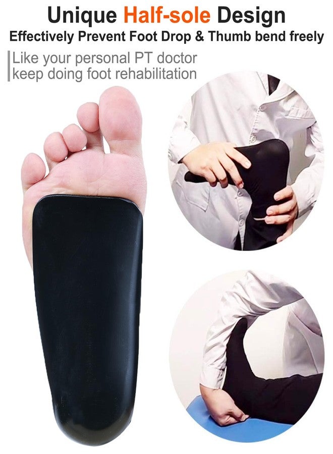 Furlove AFO Drop Foot Brace, Half-Sole Foot Drop Brace with Stroke, MS, Hemiplegia, Lightweight Ankle Foot Orthosis for Natural Gait, Fits in Shoes for Men & Women (Right, M) - Image 3