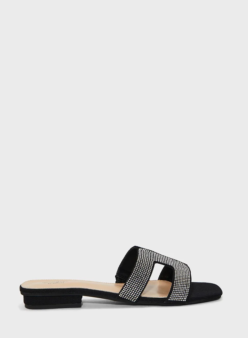 Ginger Embellished Flat Sandals