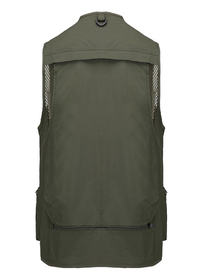 JARUSITE Fishing Photography Vest Summer Multi Pockets Mesh Jackets Quick Dry Waistcoat - Image 3