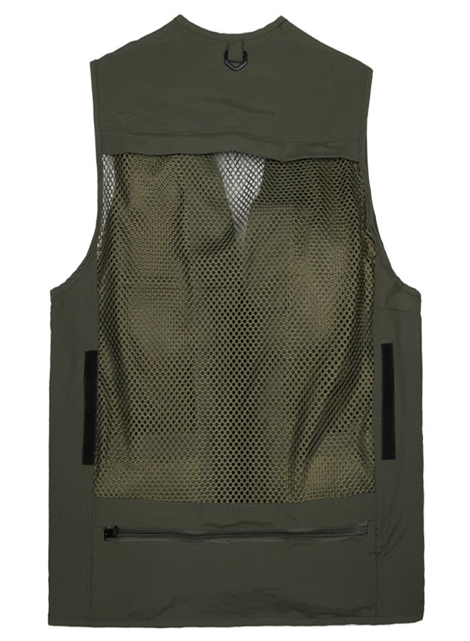 JARUSITE Fishing Photography Vest Summer Multi Pockets Mesh Jackets Quick Dry Waistcoat - Image 2