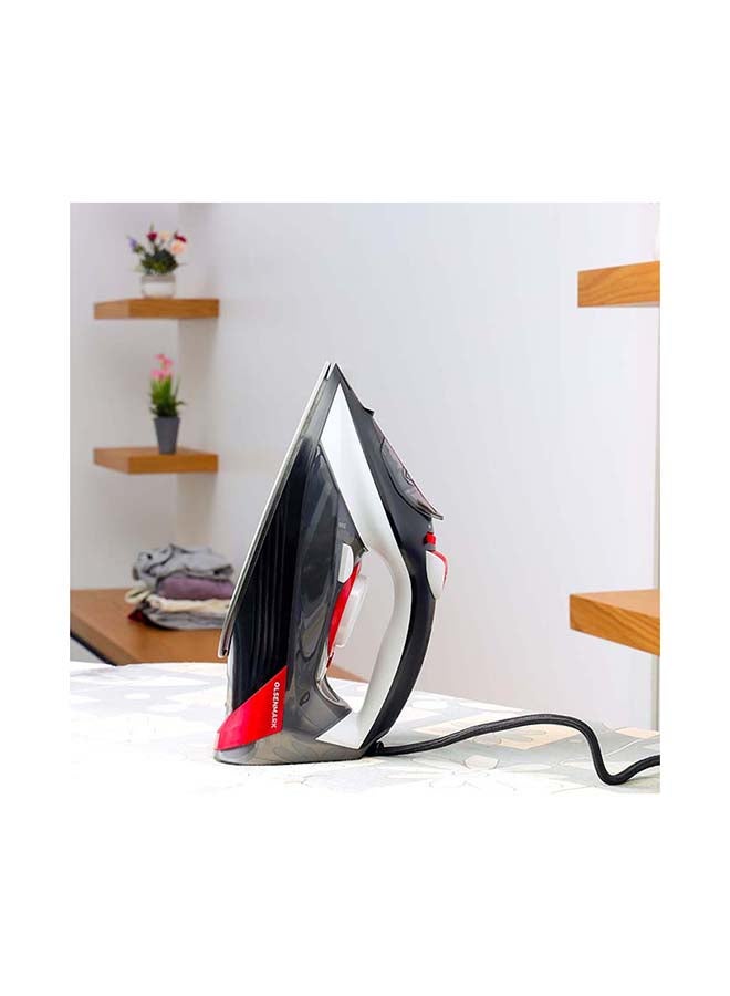 Olsenmark Steam Iron With Water Tank 350 ml 2200 W OMSI1838 Black/Red - Image 5
