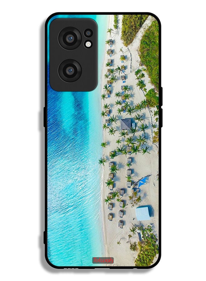Tolwak OnePlus Nord CE 2 5G Protective Case Cover Beach - Image 2