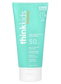 Think Thinkids Zinc Oxide Sunscreen SPF 50 6 fl oz (177 ml) 