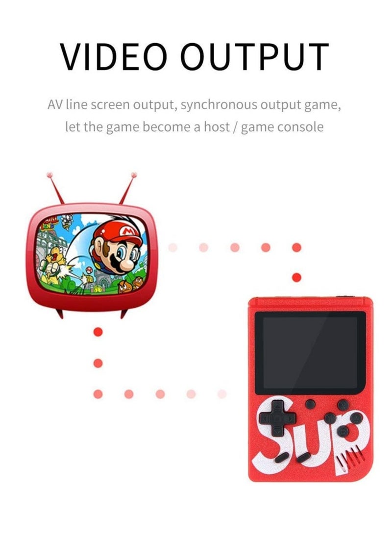 "Game Box – 400 Retro Games in 1 Mini Console, TV-Compatible (Blue)"  - Image 4