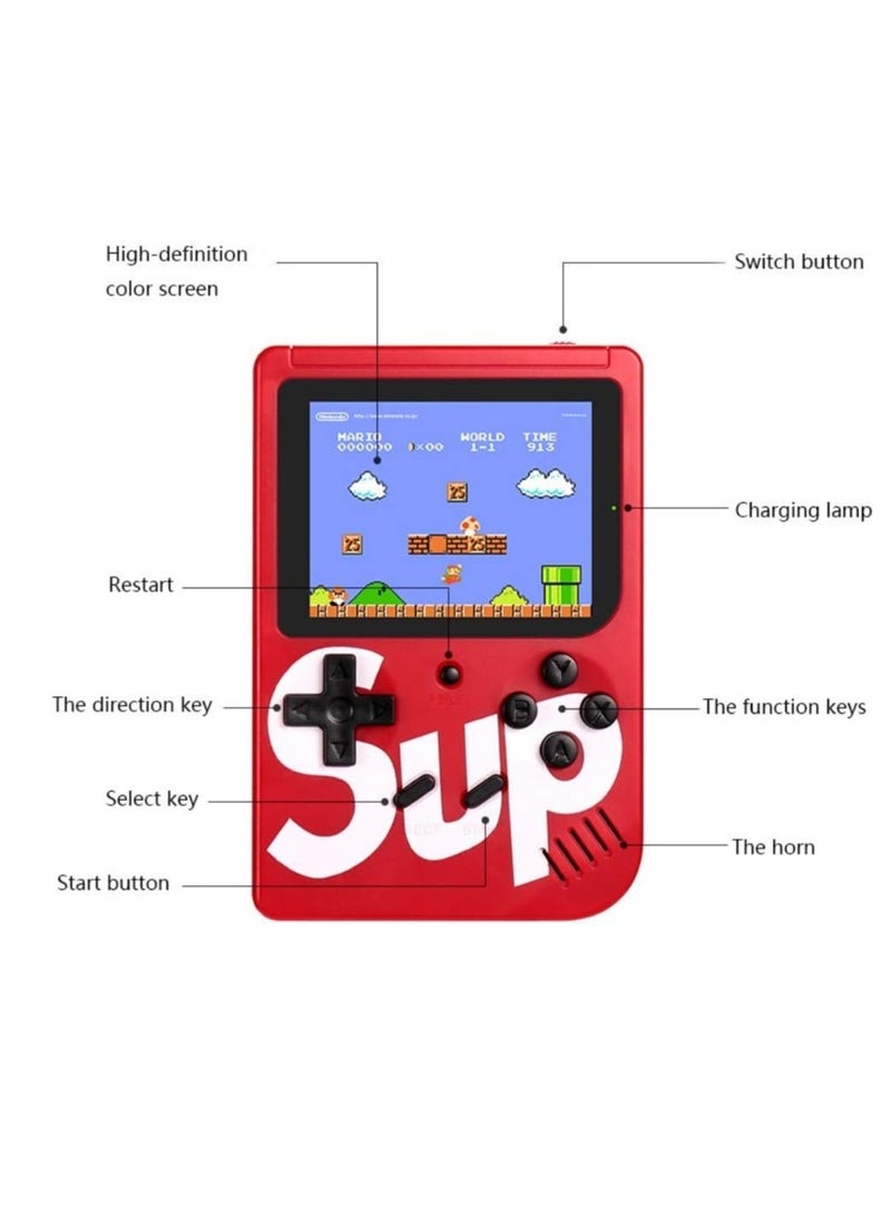 "Game Box – 400 Retro Games in 1 Mini Console, TV-Compatible (Blue)"  - Image 2