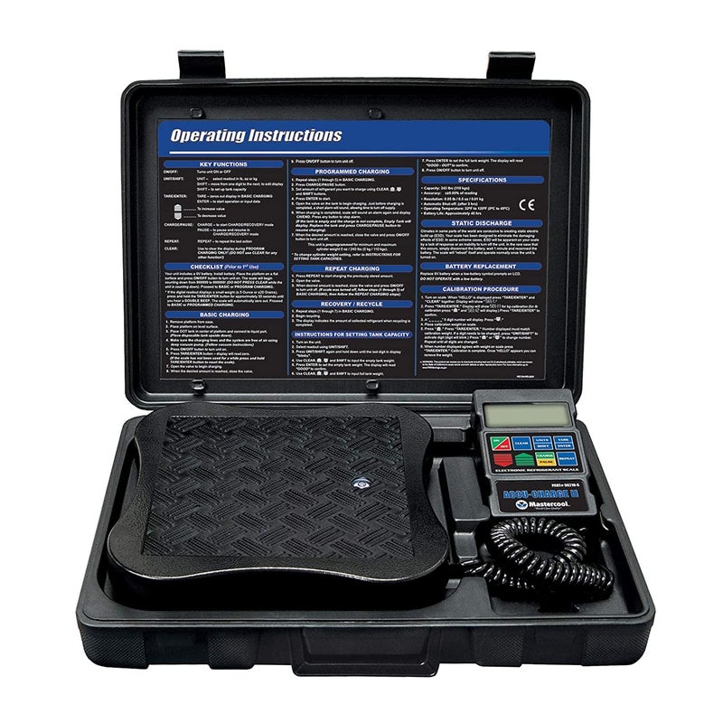 Mastercool 98210A Electronic Refrigerant Scale Black